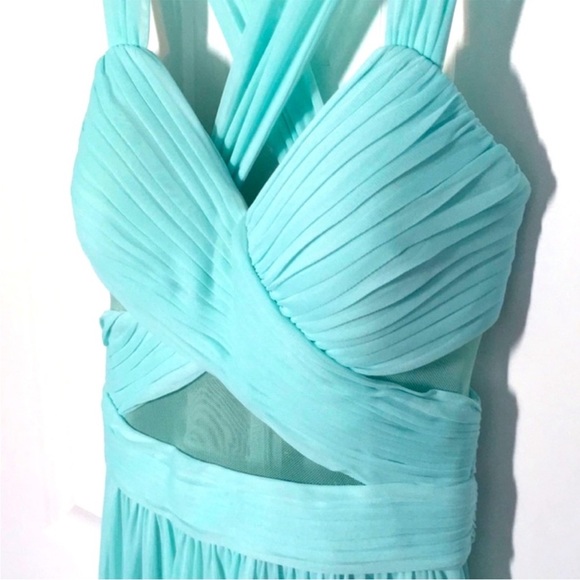Betsy & Adam Dresses & Skirts - Chiffon Cut Out Illusion Size 10 Betsy & Adams Dress Formal NEW